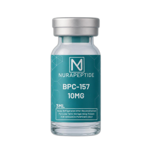 Nura Peptide BPC-157 Research Compound Nura Peptide BPC-157 validated cellular repair research vial.