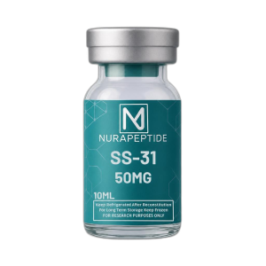 Nura Peptide SS-31 mitochondrial targeted antioxidant research vial.