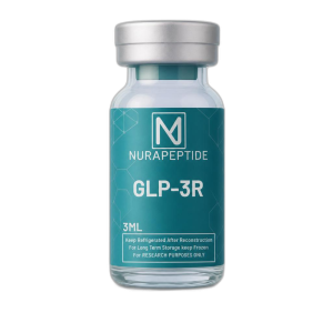 Nura peptide GLP-3R laboratory research peptide vial.