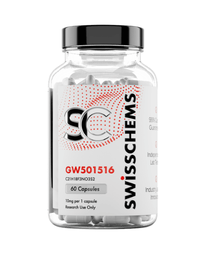 Cardarine GW-501516 SARMs high purity capsule bottle with unarchive special promo code sale.