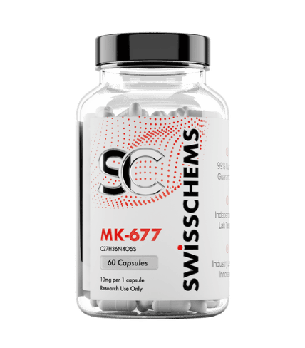 Buy Oral MK-677 Capsules Swiss Chems - High Purity Growth Hormone Secretagogue Peptide