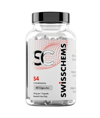 Andarine S-4 SARMs premium capsule bottle featuring verified unarchive discount code offer.