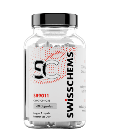 SR-9011 SARMs compound research sample capsule bottle with active unarchive coupon code discount.