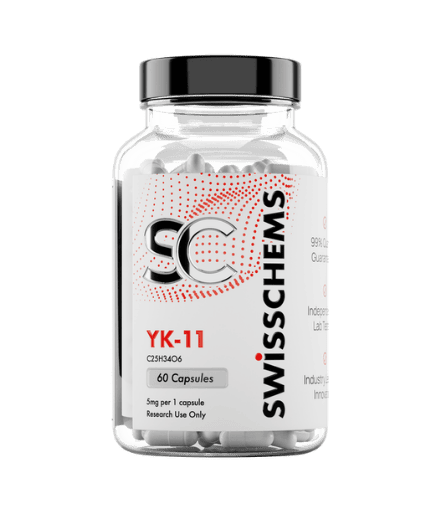 YK-11 SARMs research capsule bottle using coupon unarchive for maximum pricing savings.