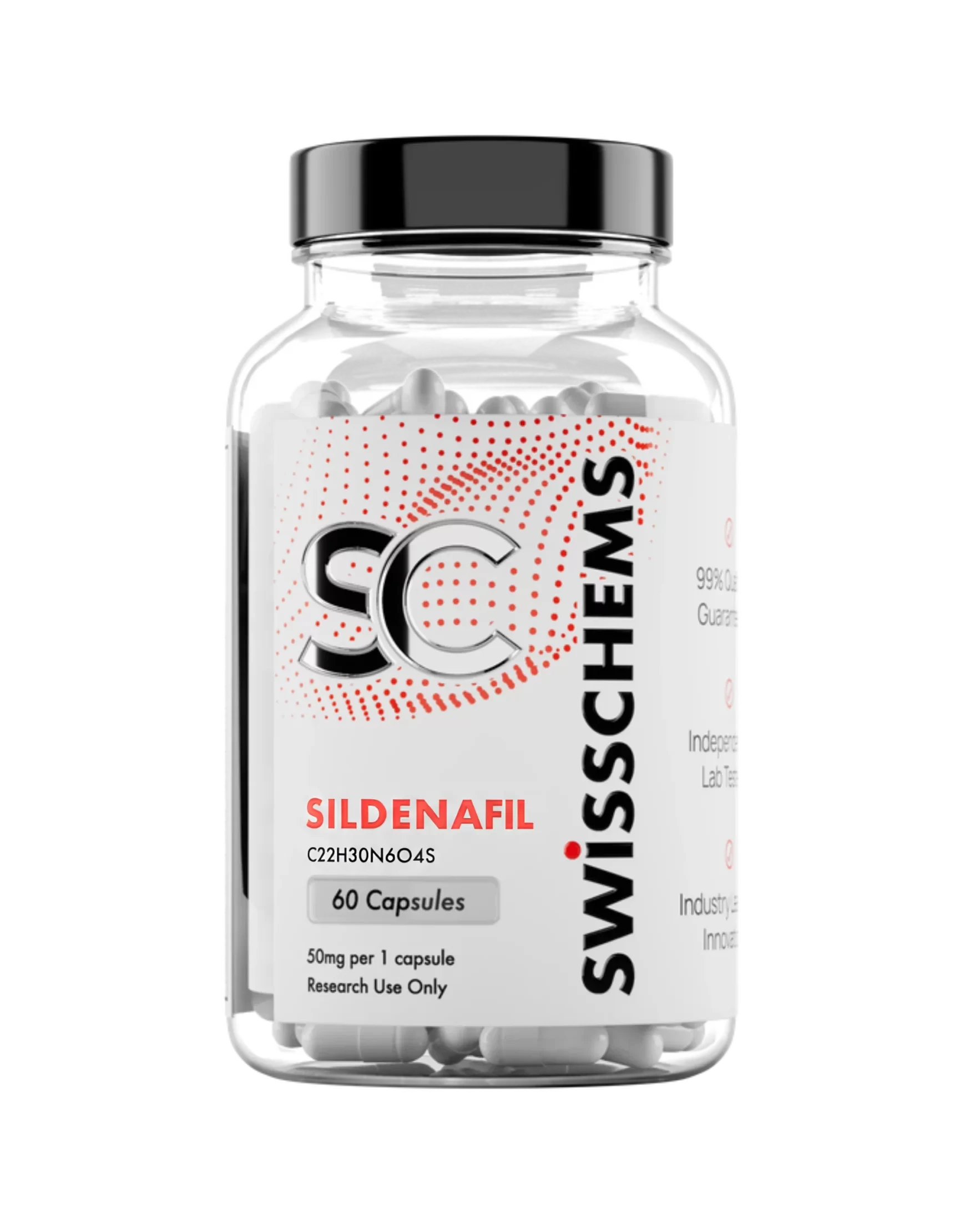 Sildenafil premium capsule bottle featuring active unarchive voucher code drop for buyers.