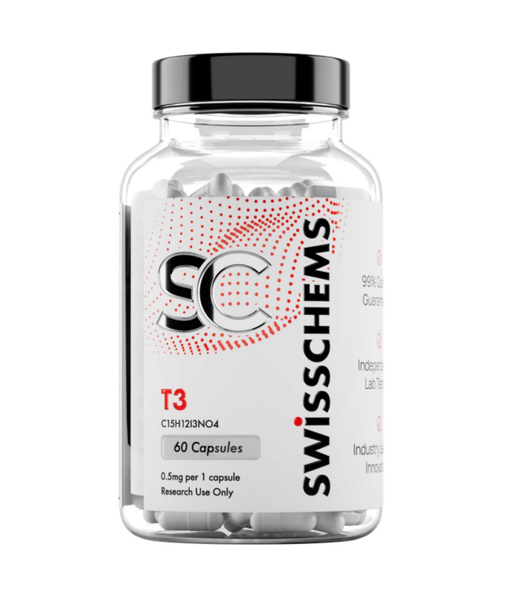 Buy high purity Liothyronine T3 capsules online with active promo codes and discount options. Liothyronine T3 research compound capsule bottle with unarchive voucher code savings.